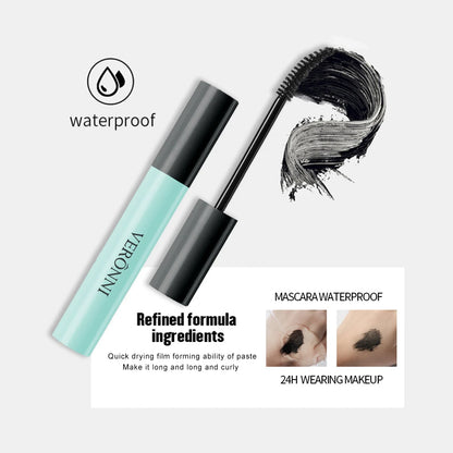 VERONNI 3D Waterproof Mascara No Clumping Easy to Apply & Smudge-Proof Voluminous Mascara Long-Lasting Eye Makeup Cosmetics