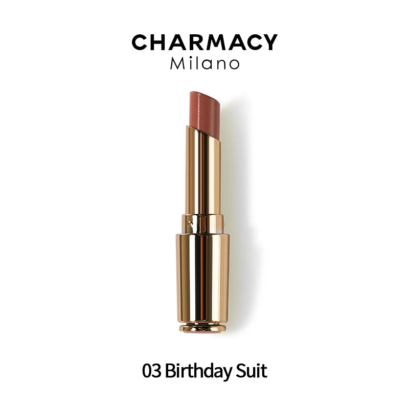 CHARMACY Moisturize Intense Nude Lipstick Luxury Professional Lipsticks Easy to Wear Women Lip Makeup Cosmetic