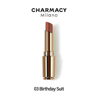 CHARMACY Moisturize Intense Nude Lipstick Luxury Professional Lipsticks Easy to Wear Women Lip Makeup Cosmetic