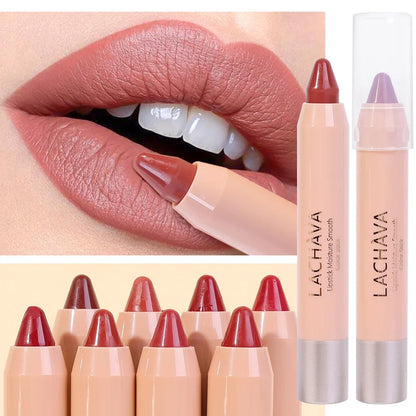 DEROL Lip liner Pencil Waterproof Nude Brown Lip Liner Lipstick Pen Matte Pink Contour Tint Lasting Non-stick Cup Lips Makeup
