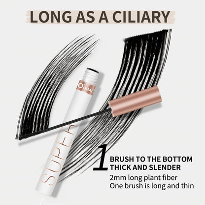 O'CHEAL Curling Mascara Black Thick Waterproof Long Lasting Natural Eyelashes 4D Silk Fiber Lengthening Mascara Beauty Makeup