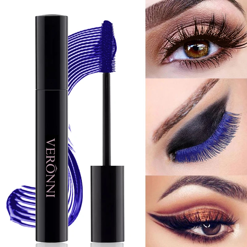 Mascara Eyelashes Lengthening Mascara 4D Silk Fiber Waterproof Curling Mascara Black Eyelashes Extension Make Up Cosmetics