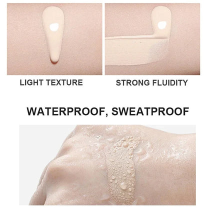 Maxfine Matte Face Concealer Foundation Professional Long-lasting Coverage Concealing Liquid Foundation Cream for Face Makeup Cosmetics