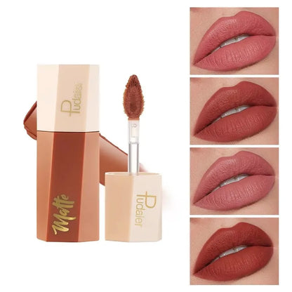 Matte Lip Gloss Long-lasting Waterproof Non-stick Cup Lip Glaze Sexy Waterproof Liquid Lipstick Lip Makeup.