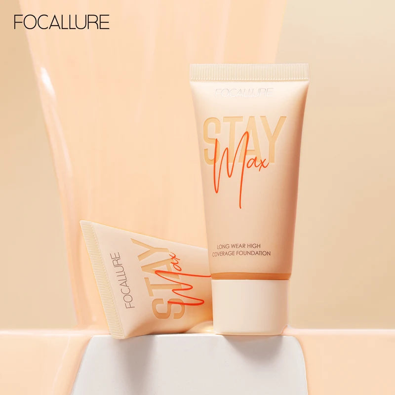 FOCALLURE Waterproof Liquid Foundation Cream Full Coverage Oil-control Long-lasting Face Concealer Base Cosmetics