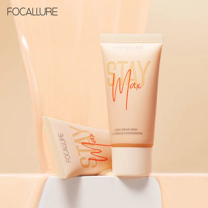 FOCALLURE Waterproof Liquid Foundation Cream Full Coverage Oil-control Long-lasting Face Concealer Base Cosmetics