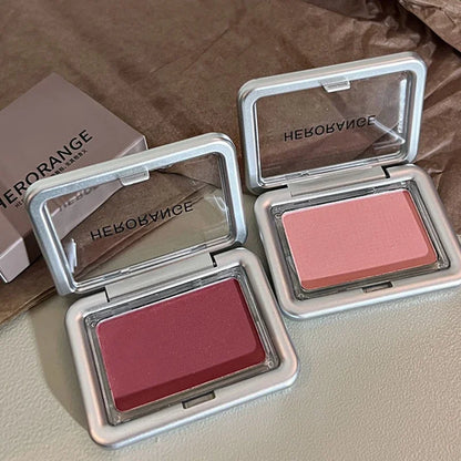 Cream Blusher Powder Palette Natural Long Lasting Makeup Rouge Clear Peach Pink Cheek Contouring Korean Blush Cosmetics