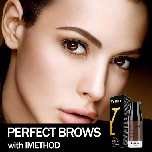 Natural 4 Colors Liquid Dyeing Eyebrow Cream Set Waterproof Durable Brown Tint Eyebrow Henna Mascara Eyebrows Paint Makeup