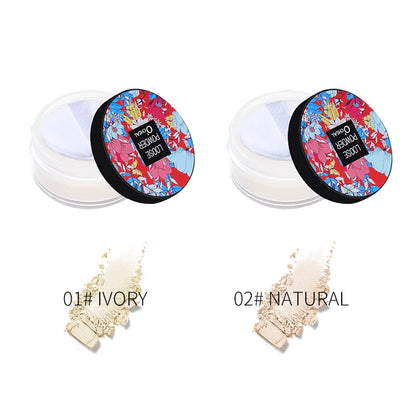 O'CHEAL Face Makeup Powder Loose Powder Face Makeup Waterproof Loose Powder for Face Skin Finish Powder