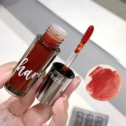 Sugar-gloss lip Glaze Hydrating Mirror beep Lips Hydrating Clear Glass lip with Fake makeup lipstick