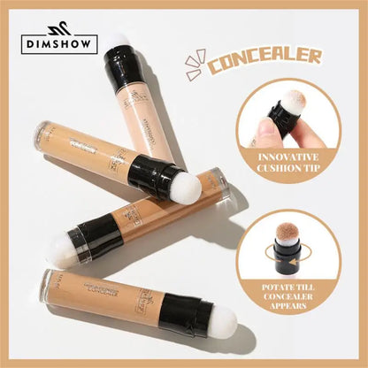 DIMSHOW Blush Mud Velvet Matte Blusher Face Pigment Lasting Beauty Natural Rouge Cream Tint Orange Peach Blusher Cosmetics 2 In 1 Facial Concealing Stick Concealer Foundation Stick Double-headed Concealer Stick Brightening Contour Cosmetic With Brush