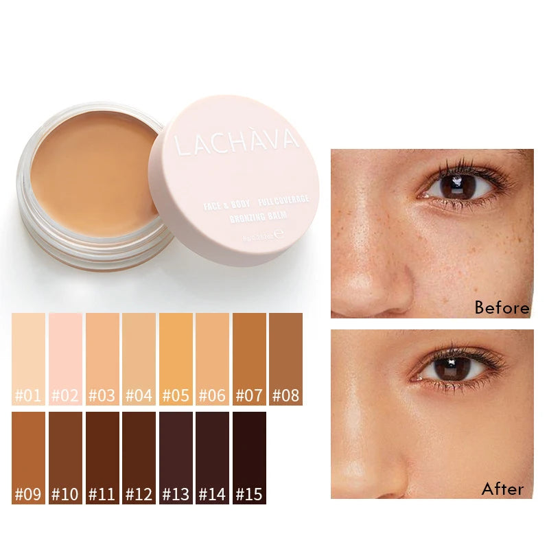 MAILIZI Face Contour Concealer Cream Full Cover Blemish Acne Foundation Waterproof Concealer Base Makeup Palette Cosmetic