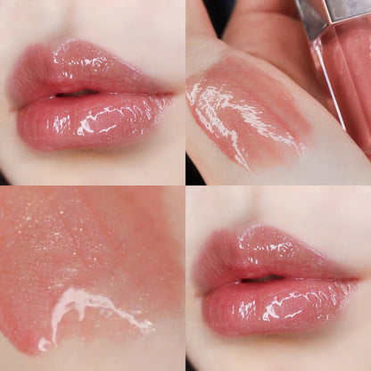 FB Gloss Bomb Cream Color Drip Lip Cream Heat Liquid Lipstick Hydrating Plumping Long Lasting Lip Gloss Lip Makeup for Women 9ml