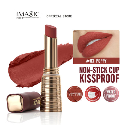 IMAGIC Matte Lipstick Long Lasting  No-stick Lipstick Waterproof Lip Stick Smudge-free Classic Highly Pigmented Lip Tint Makeup