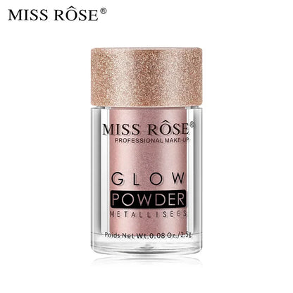 MISS ROSE Holographic Sequins Glitter Shimmer Pigment Eye Shadow Tattoo Lip Nail Body Glitter Festival Party Eye Makeup Powder