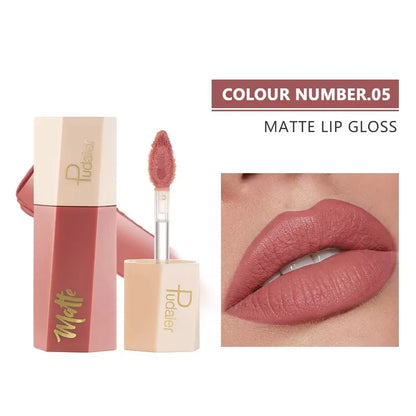 Matte Lip Gloss Long-lasting Waterproof Non-stick Cup Lip Glaze Sexy Waterproof Liquid Lipstick Lip Makeup.