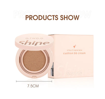 O.TWO.O Air Cushion BB Cream Colors Fuller Coverage Waterproof Long-lasting Concealer Cushion Compact Face Makeup