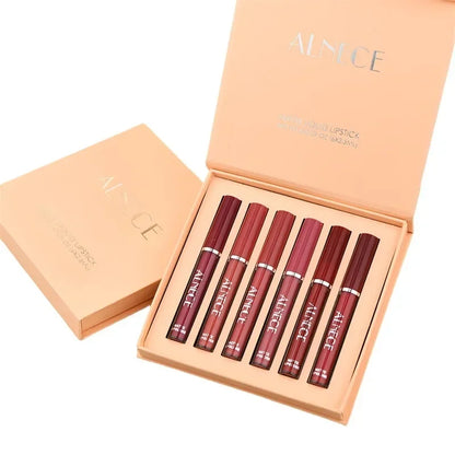 Combination Lipstick Set Makeup for Women Waterproof Long Lasting Cosmetics Matte Velvet Nude Color Lipstick Makeup Gift Box