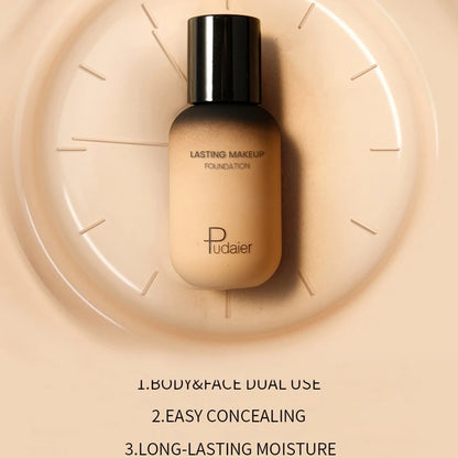 Professional Concealing Makeup Matte Tonal Base Liquid Cosmetics Foundation Cream For Face Full Coverage Make Up 40ml