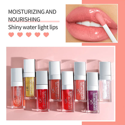 Color Changing Lip Oil Color Change Effect Moisturizing Transparent Plumping Lip Oil Tinted for Lip Care and Dry Lips