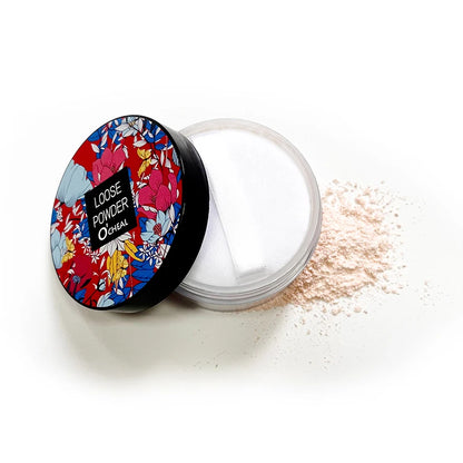 O'CHEAL Face Makeup Powder Loose Powder Face Makeup Waterproof Loose Powder for Face Skin Finish Powder