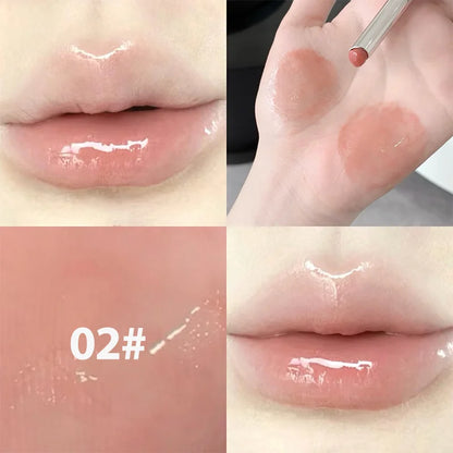 Moisturizing lipstick, mirror lip glaze, clear hold, non-stick lip gloss