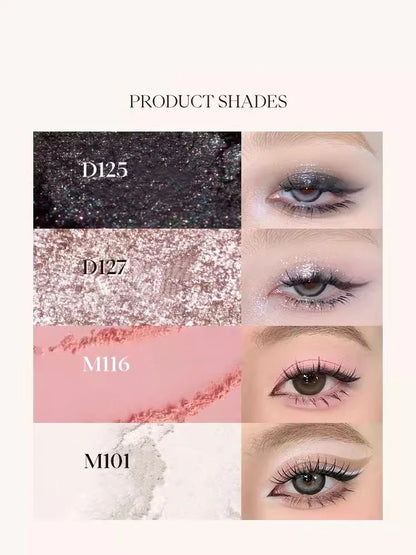 Joocyee New Smoky Collection Lipsticks Eyeshadows and Lipglosses Multi-Color Eye Shadow Palette Matte Shimmer Makeup