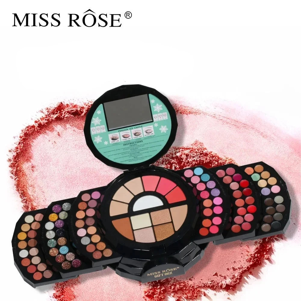 Miss Rose Make Up Sets for Women Kit Pro Makeup Palette Waterproof Eye shadow Blush Lipstick Eyeliner Concealer Cosmetics