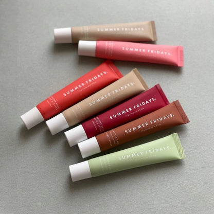 Summer Lip Balm Moisturizing Care Lip Balm Smoothing Lip Lines Lasting Nourishment Women Daily 8 Colors  Natural Soft Makeup