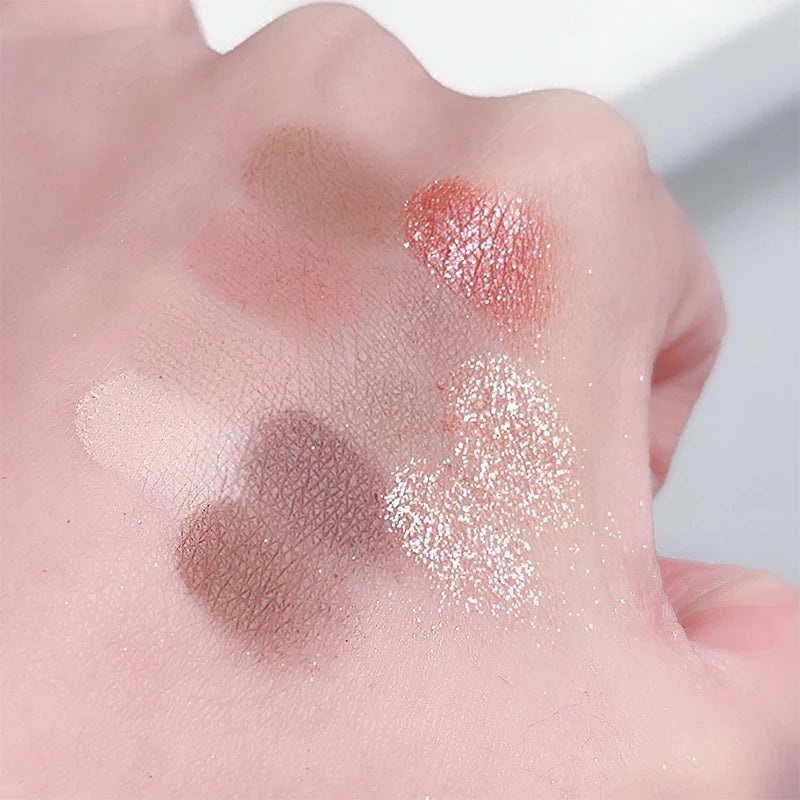 Eye shadow Palette Cement Grey Pink Brown Color Tone Natural Eye shadow Palette Long Lasting Matte Pearly Korean Makeup