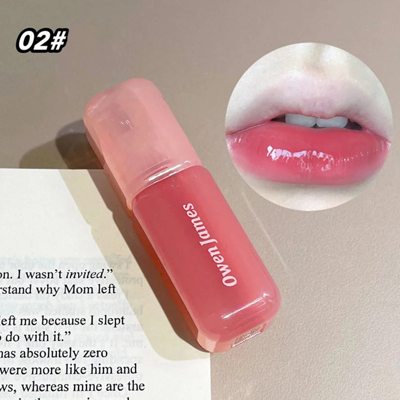 Lip Gloss Set Water Light Glitter Moisturizing Lip Plumper Long Lasting Lip Glaze Liquid Lipstick Korean Beauty Makeup