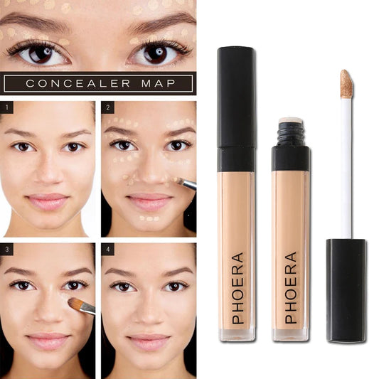 PHOERA Concealer Liquid Foundation Moisturizing Long Lasting Modify Face Contouring Stick Professional Cosmetics