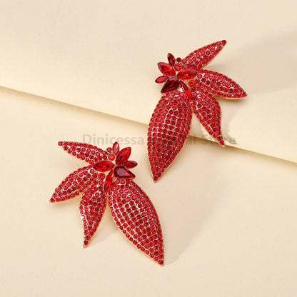 Shiny Rhinestone Wing Charm Decor Female Unusual Bride Wedding Party Jewelry Trend Luxury Design Dangle Earrings For Women