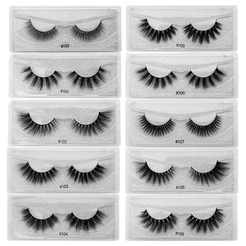 YSDO 1 pair 3D Mink Lashes Cruelty free Eyelashes Makeup maquillaje False Eyelashes Fluffy Fake Lashes Thick Faux Cils Maqu