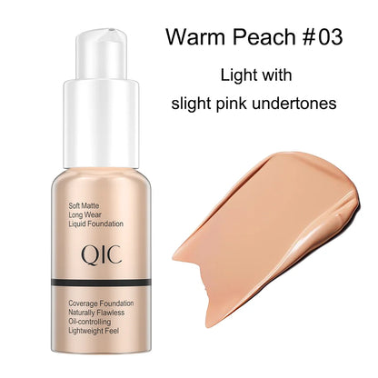 Matte Makeup Foundation Cream Professional Concealing Face Dark Circle Liquid Long-lasting Eye Corrector Cream Primer 30ml
