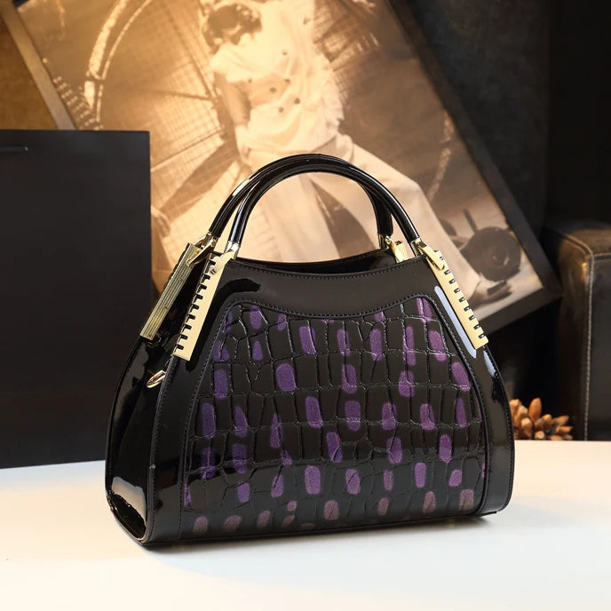 Luxury Fashion Genuine Leather Women's Bag Cross body Portable Large Handbags New Lady Shoulder Dumpling Bags Stone Pattern