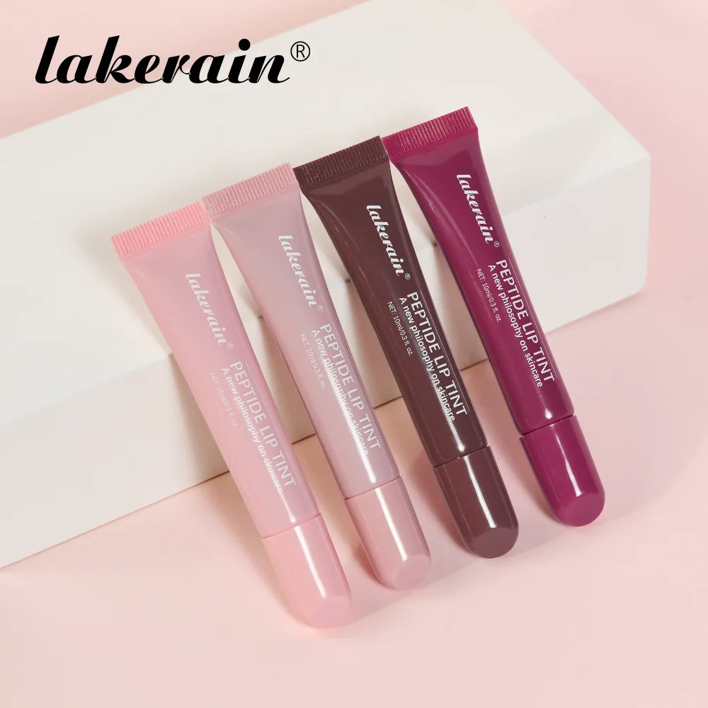 lakerain 10ml Peptide Lip Treatment Moisturizing Lip Mask Gel To Remove Dead Skin Lipstick Base Lip Cream Women Lip Care Mask