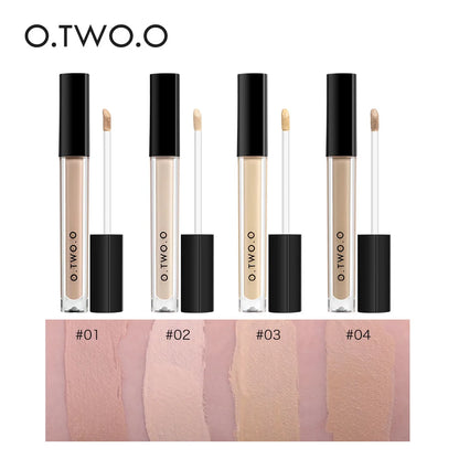 O.TWO.O Liquid Concealer Face Contour Full Coverage Eye Base Dark Circles Blemish Professional Makeup