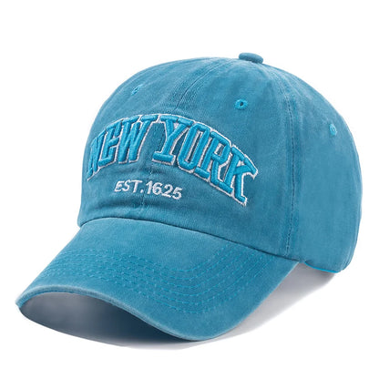 2024 New York Washed Cotton Cap For Men Women Gorras Snapback Caps Baseball Caps Sun protection Casquette Dad Hat Outdoors Cap