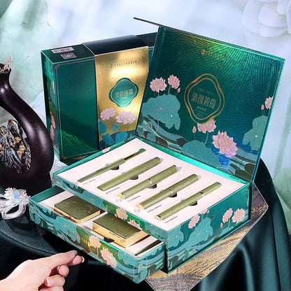 Spring and Jingming Style Makeup Gift Box Lipstick Cushion Foundation Full Set Beauty Set Box Chinese Style Makeup Gift Box