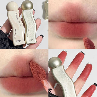 Cream velvet lip glaze matte does not fade long-lasting low saturation day touch lip glaze lip mud lipstick