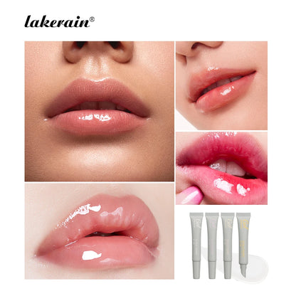 Lakerain Peptide Lip Treatment Moisturizing Lip Mask Gel To Remove Dead Skin Lipstick Base Lip Cream Lip Care Mask 10ml