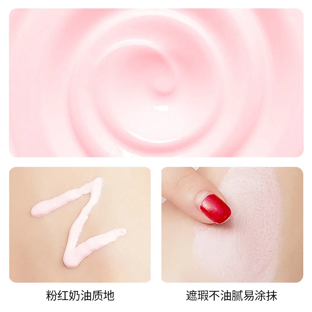 VENZE 30ml W Primer Make Up Shrink Pore Primer Base Smooth Face Brighten Makeup Skin Invisible Pores Concealer Brand China