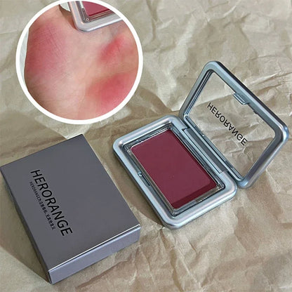 Cream Blusher Powder Palette Natural Long Lasting Makeup Rouge Clear Peach Pink Cheek Contouring Korean Blush Cosmetics