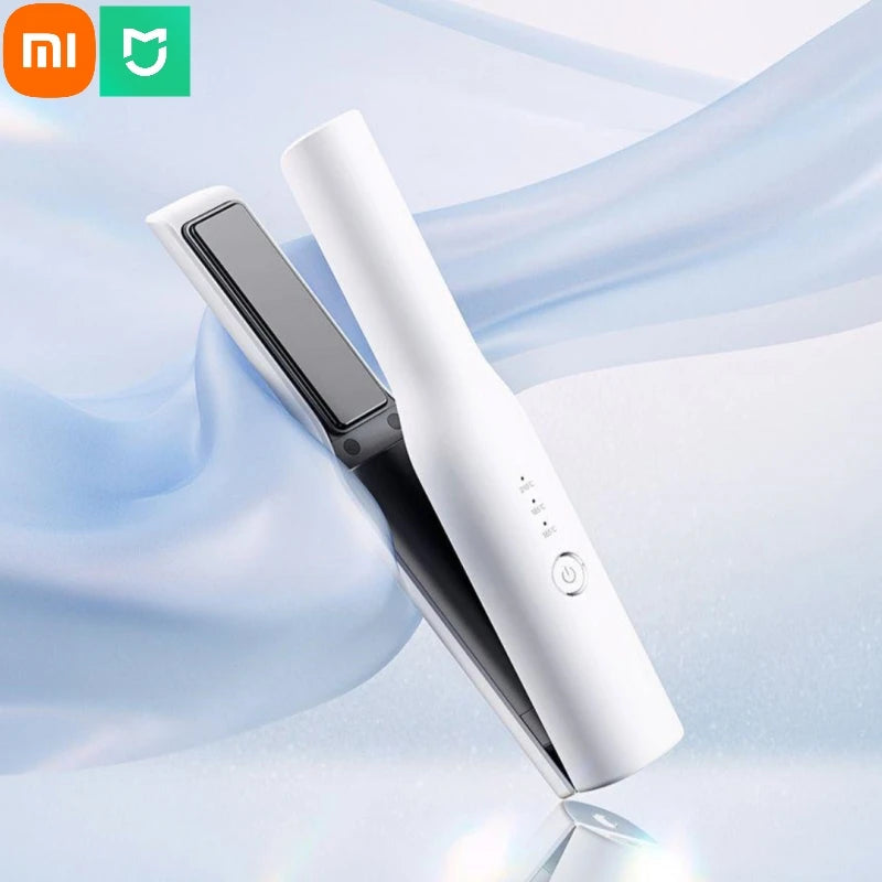 Xiaomi Mijia Wireless Straight Clip 30s Rapid Heating Smart Temperature Control Haircurler Straight/ Curly Hair Style Maintain