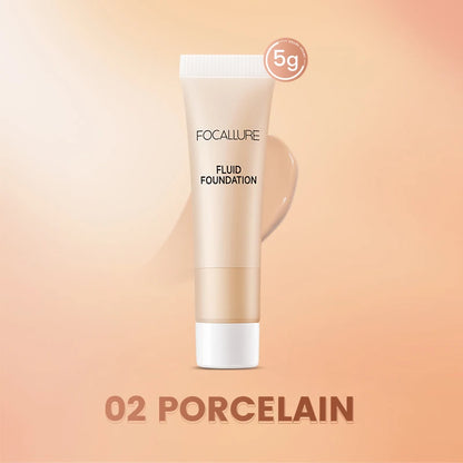 FOCALLURE Waterproof Matte Face Liquid Foundation Full Coverage Concealer Whitening Face Makeup Base Cream Cosmetics for Women