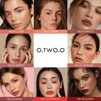 O.TWO.O Multi Makeup Palette 3 IN 1 Lipstick Blush For Face Eye shadow Lightweight Matte Lip Tint Natural Face Blush