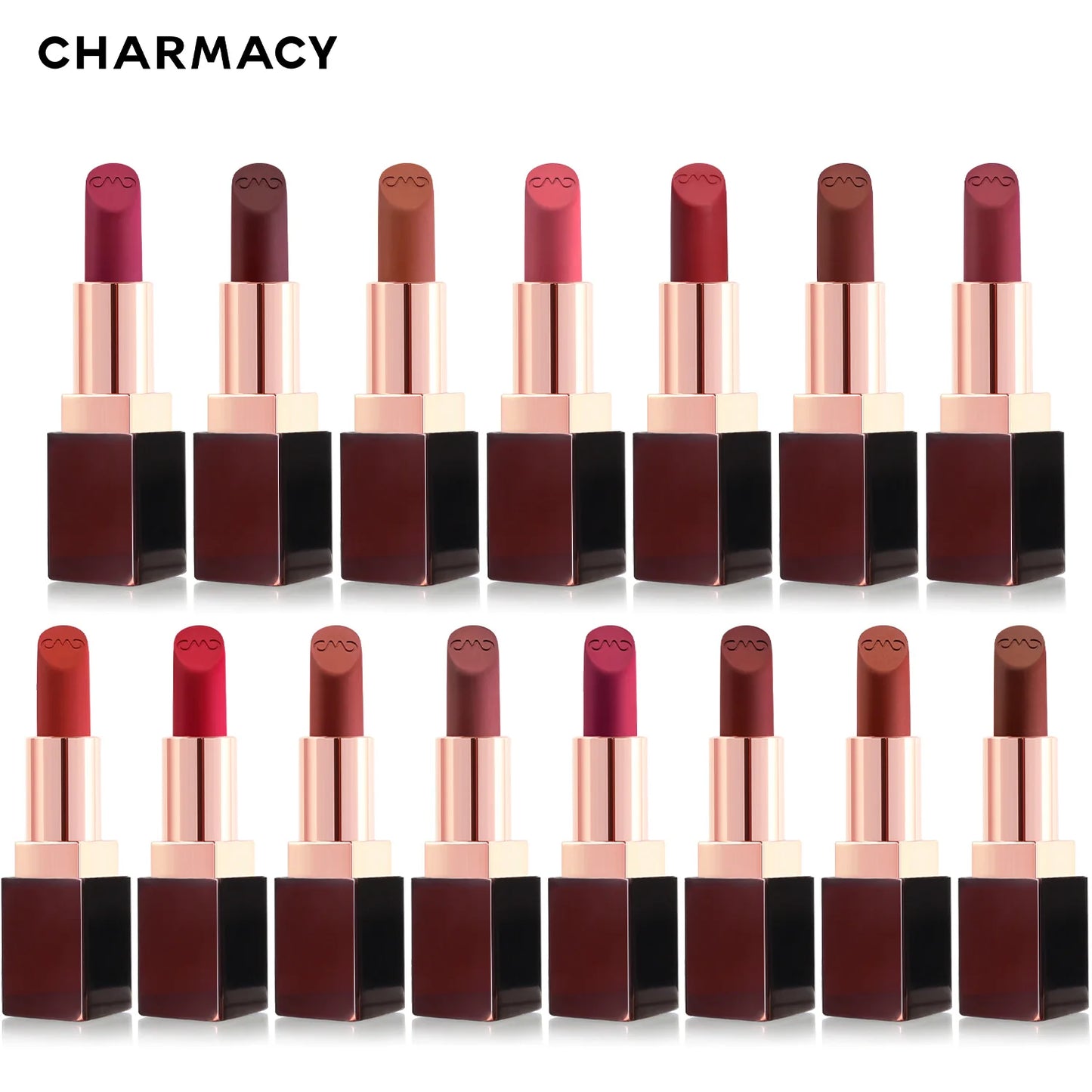 CHARMACY Matte Lipstick Long-lasting Waterproof for Women Makeup