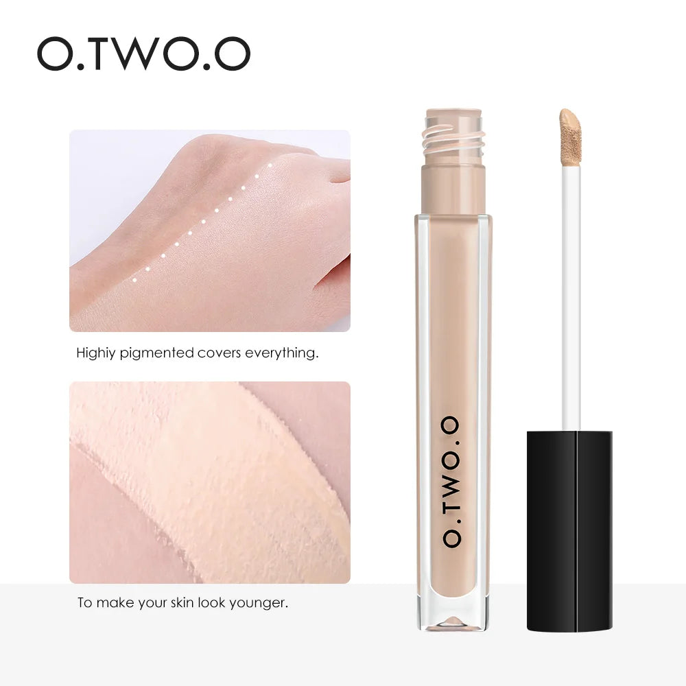 O.TWO.O Liquid Concealer Face Contour Full Coverage Eye Base Dark Circles Blemish Professional Makeup