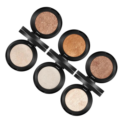 MYS Brand Face Makeup Powder Waterproof Minerals Shimmer Brightener Contour Bronzer Highlighter Makeup Palettes